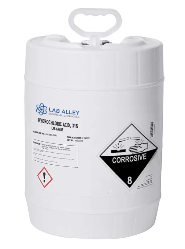 Buy Hydrochloric Acid 31%, Lab Grade - Image 2